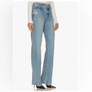 Frame Denim Light Wash Straight Leg Jeans